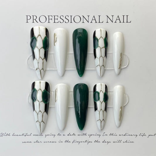 NO.147  Press on nails#personality#drag sister